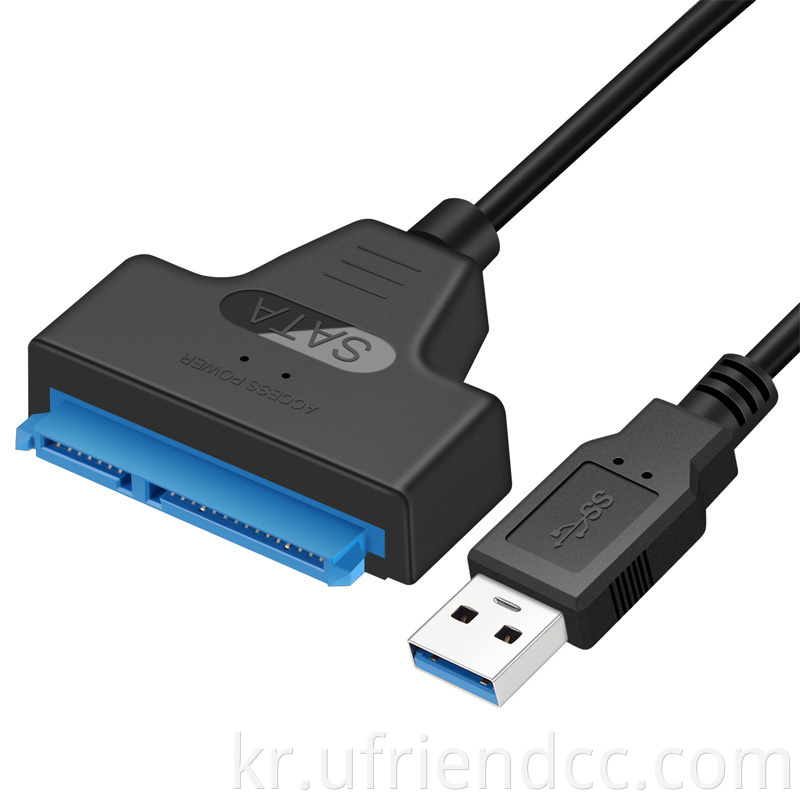 USB 3.0 ~ 3.5의 전자 구성 요소 기능 USB 3.0 어댑터 변환기 케이블 3.5 SATA USB 케이블